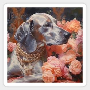 Luxe Russian Hound Sticker